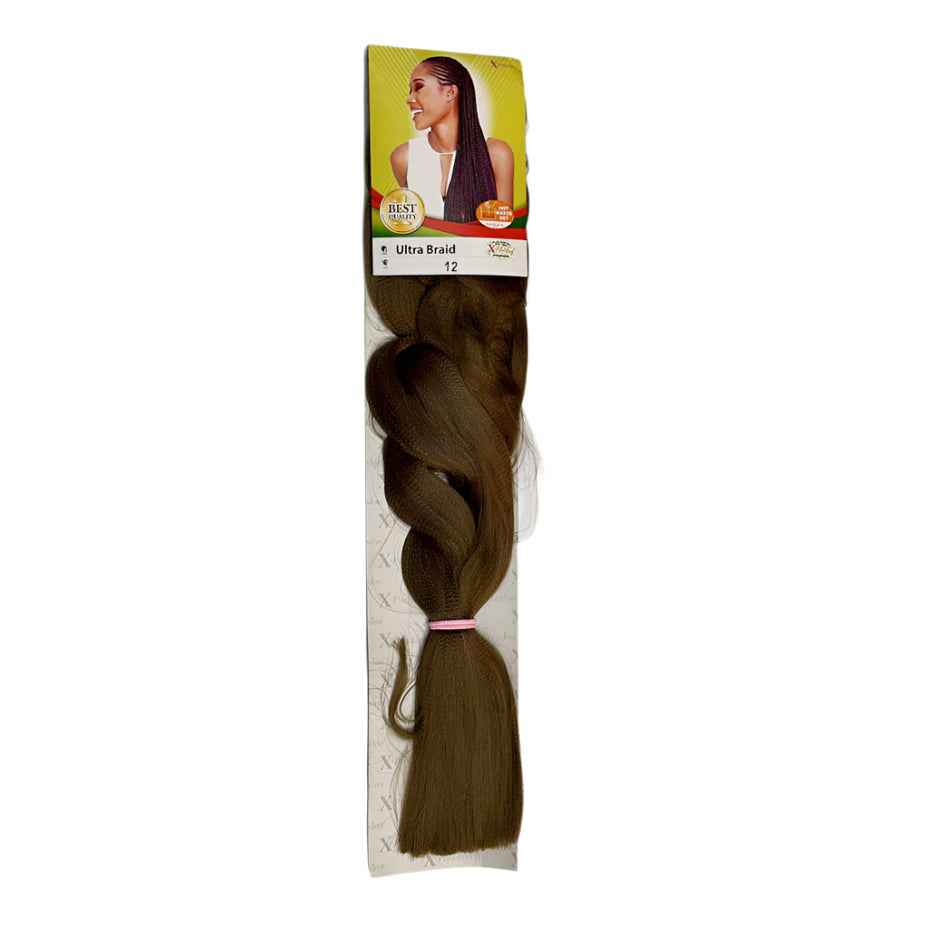 X-pression - Ultra Braid - Extensión De Pelo - Para Trenzar - 208 Cm - 165 G - De Un Solo Color