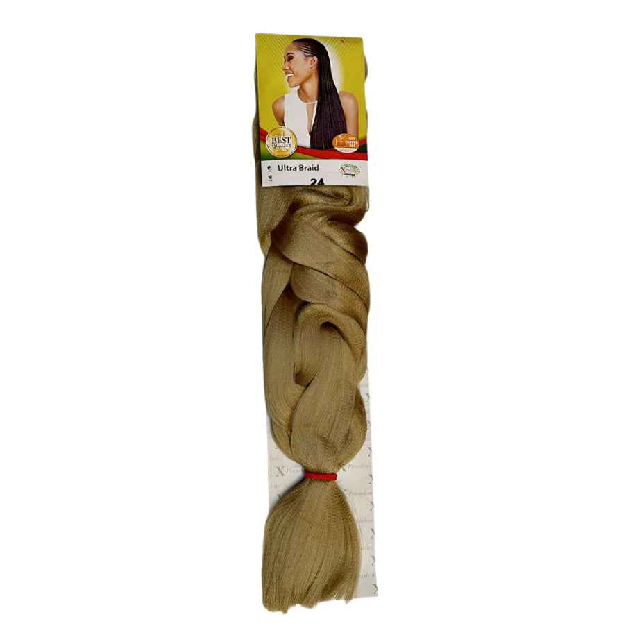 X-pression - Ultra Braid - Extensión De Pelo - Para Trenzar - 208 Cm - 165 G - De Un Solo Color