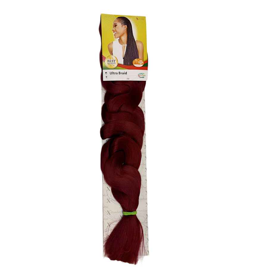 X-pression - Ultra Braid - Extensión De Pelo - Para Trenzar - 208 Cm - 165 G - De Un Solo Color