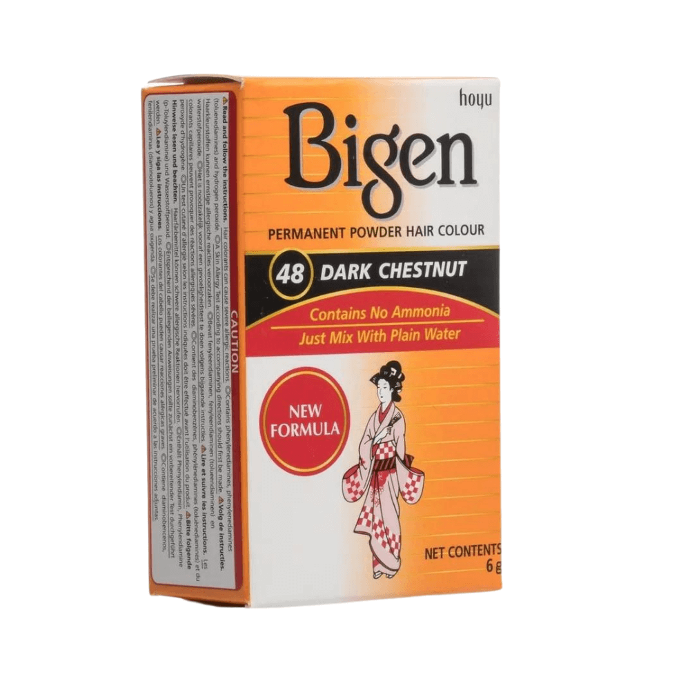 Bigen - Polvo Permanente Color De Cabello - 6g - Inzi Cosmeticos