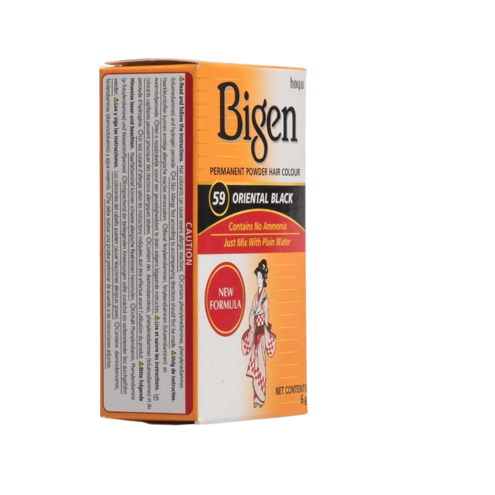 Bigen - Polvo Permanente Color De Cabello - 6g - Inzi Cosmeticos