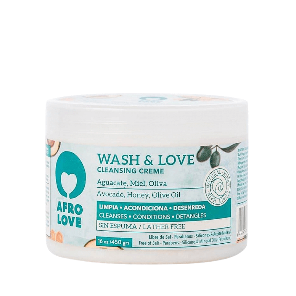 Afro Love - Wash & Love Cleansing Creme - 450g - Inzi Cosmeticos