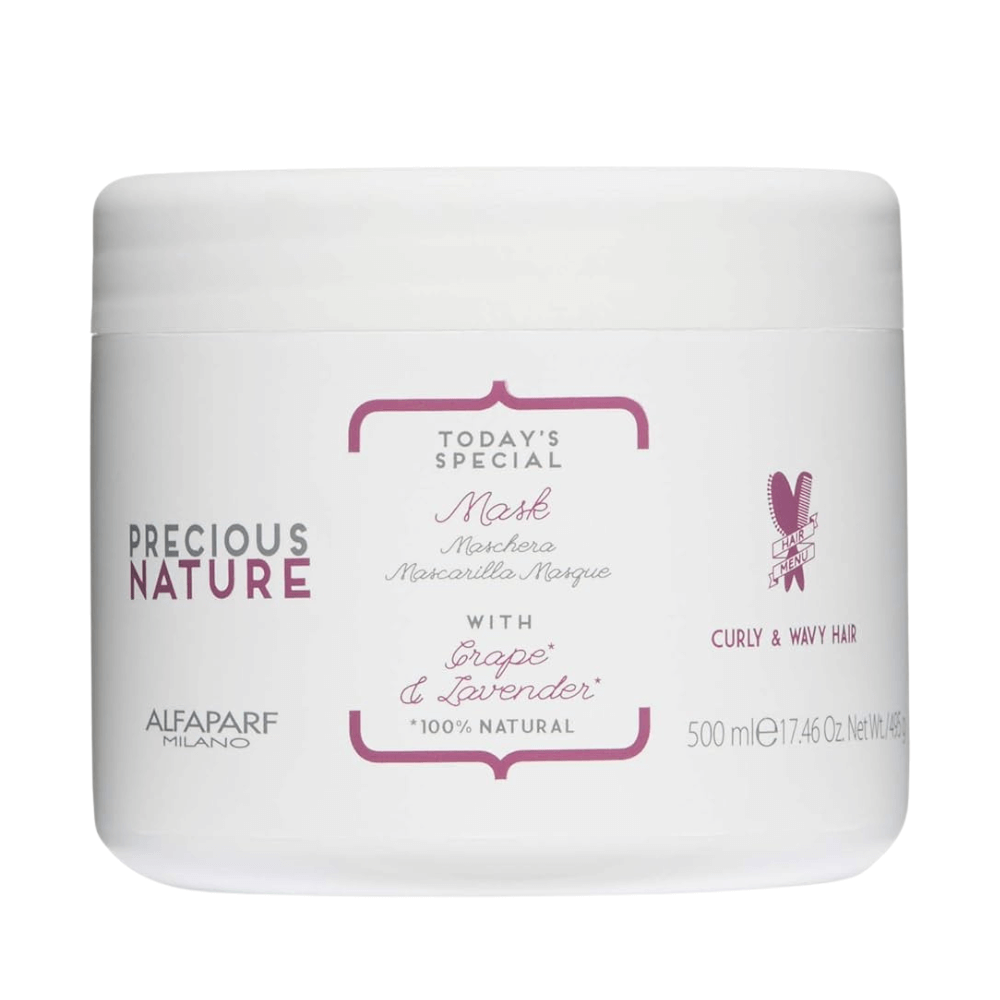 Alfaparf - Precious Nature - Curly & Wavy Hair Mask - Mascarilla Para Cabello Rizado Y Ondulado - Inzi Cosmeticos