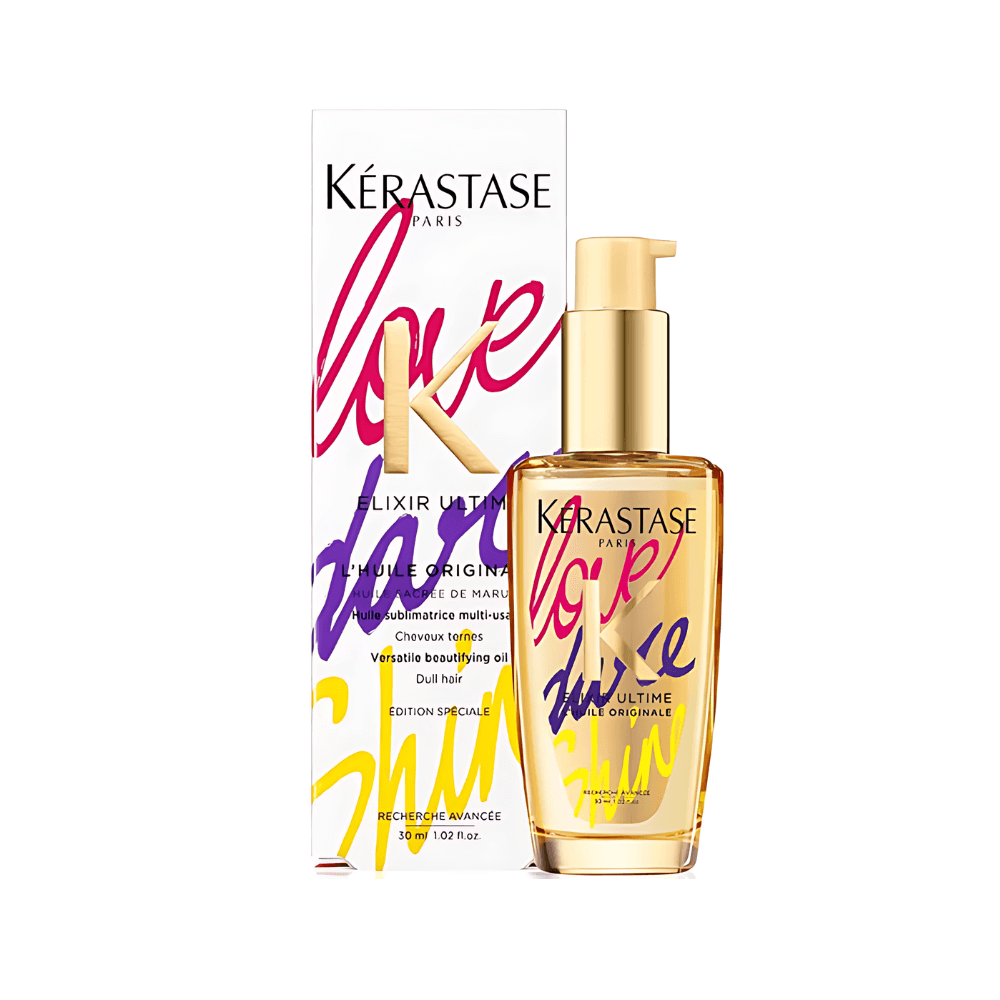 Kérastase - Elixir Ultime L'huile Originale Love - Aceite Seco Para Todo Tipo De Cabello - Edición Limitada - 30 Ml - Inzi Cosmeticos