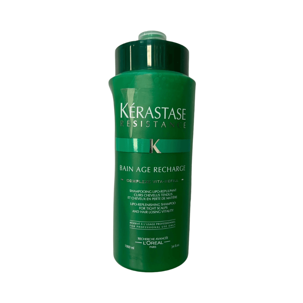 Kérastase - Resistance Bain Age Recharge Champú - 1000 Ml - Inzi Cosmeticos