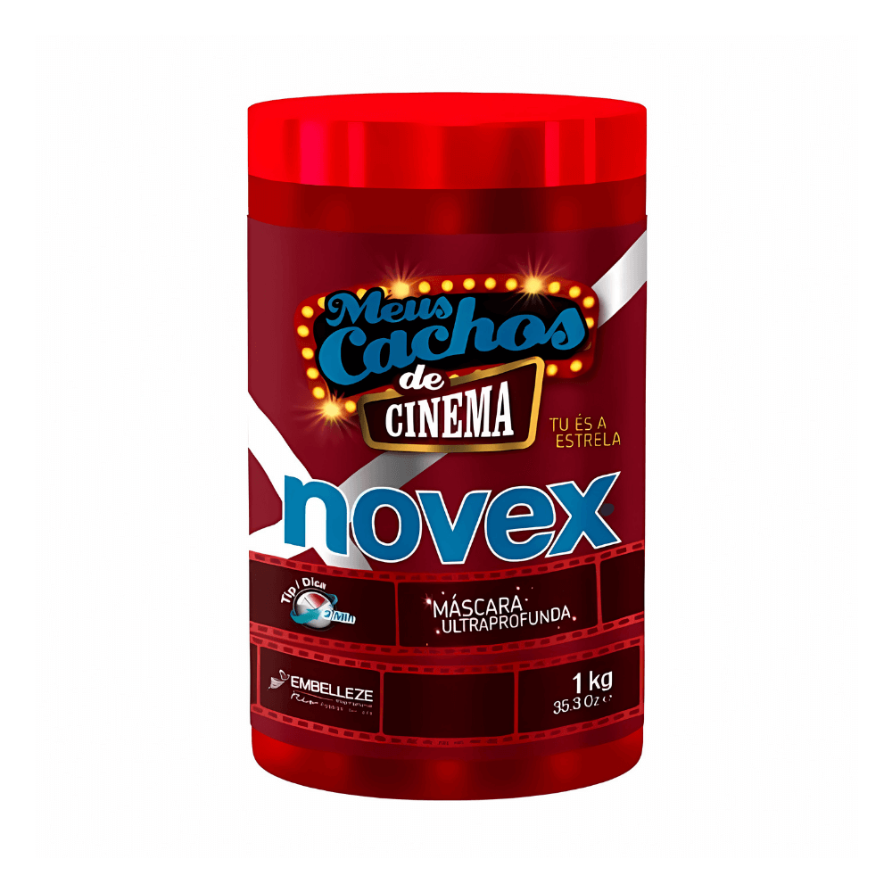 Novex - Meus Cachos De Cinema - Mascarilla Rizos - 1000g - Inzi Cosmeticos