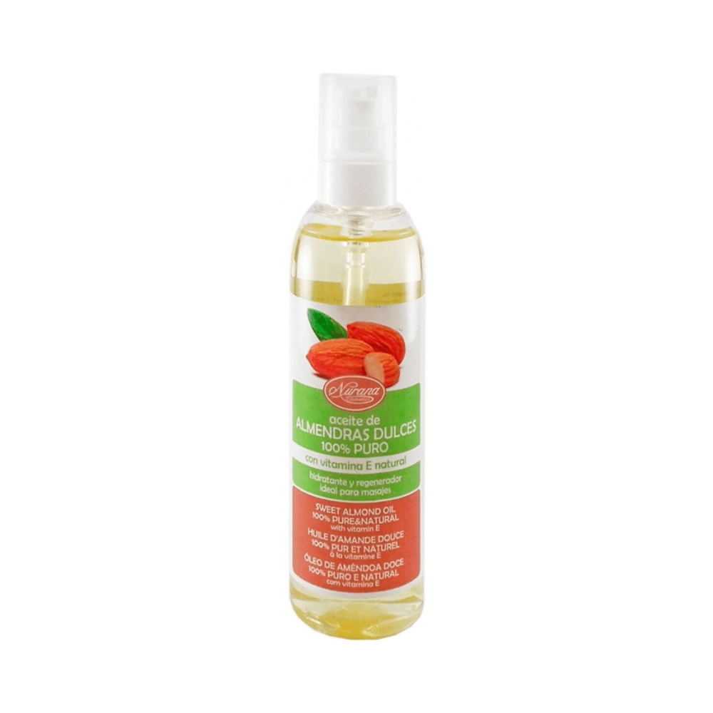 Nurana - Aceite de Almendras Dulces 100% Puro 200 ml - Inzi Cosmeticos
