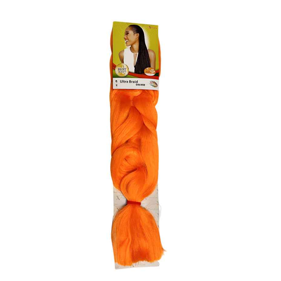 X-pression - Ultra Braid - Extensión De Pelo - Para Trenzar - 208 Cm - 165 G - De Un Solo Color