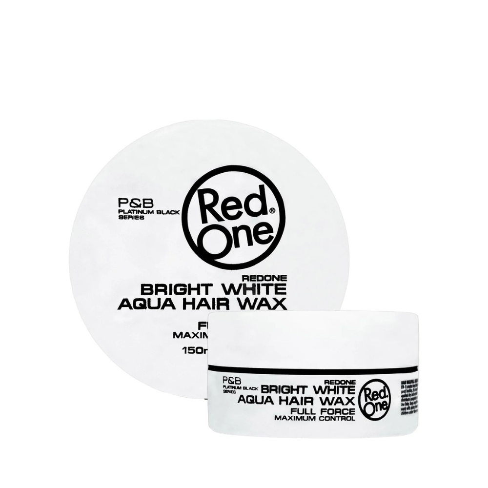 Red One - Bright White - Aqua Hair Wax - Full Force - 150ml - Inzi Cosmeticos