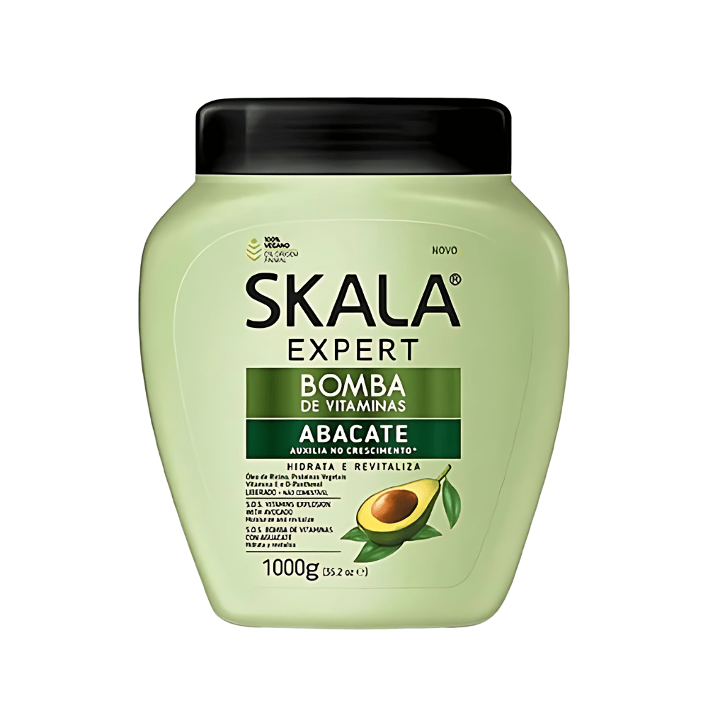 Skala - Bomba Vitaminas Abacate Palta Máscara Vegana Crema Peinar - 1000g - Inzi Cosmeticos