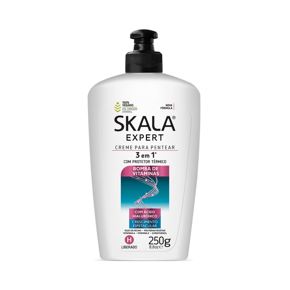 Skala - Crema Para Peinar Con Bomba De Vitaminas - 250g - Inzi Cosmeticos