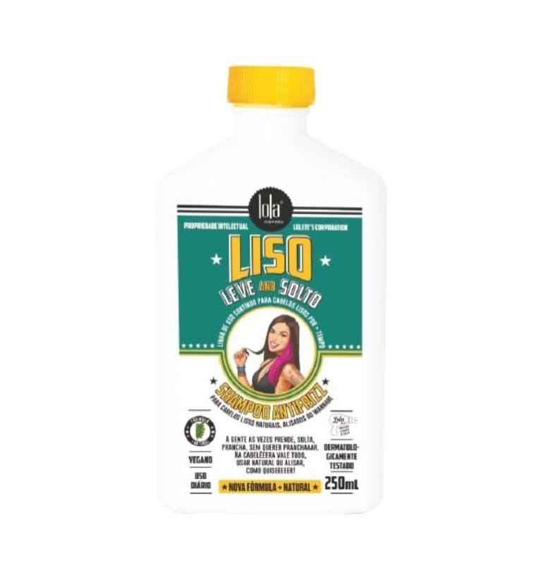LISO, LEVE E SOLTO - SHAMPOO ANTIFRIZZ 250ML