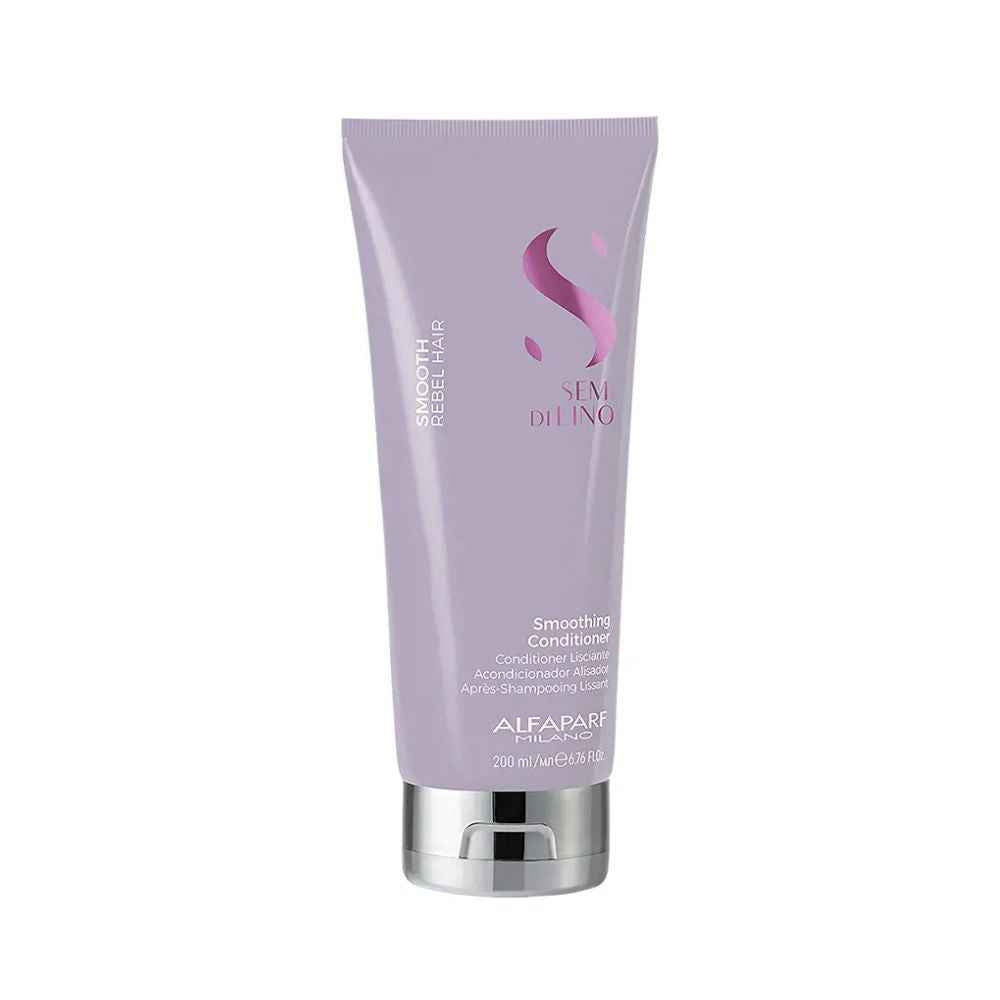 Alfaparf Milano - Semi Di Lino Smooth Smoothing Conditioner - Acondicionador Alisador - 200 Ml