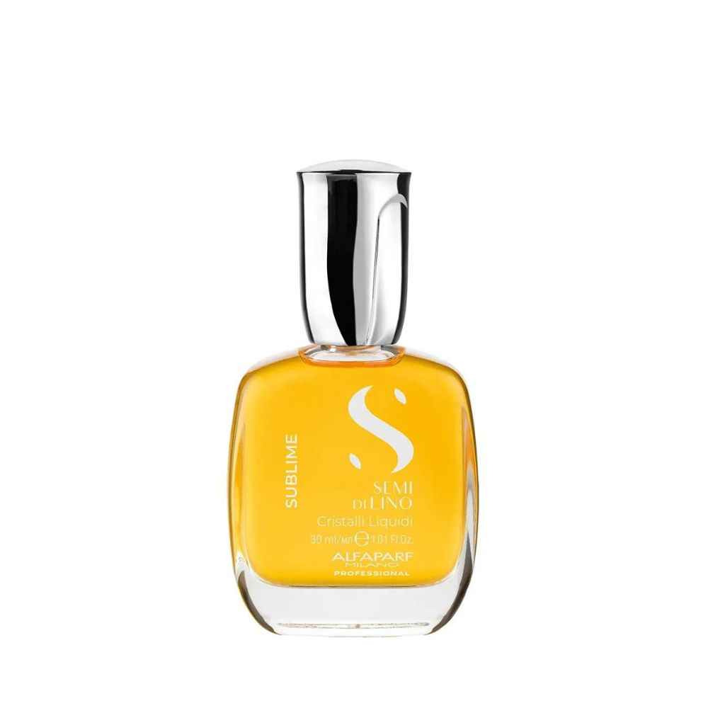 Alfaparf - Semi Di Lino Sublime Cristalli Liquidi Instant Illuminating Serum - for All Hair Types - Cristales Líquidos Para Cabello