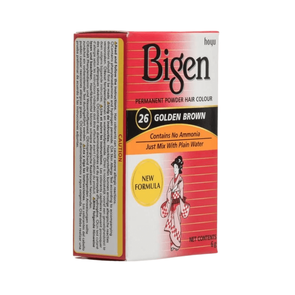 Bigen - Polvo Permanente Color De Cabello - 6g - Inzi Cosmeticos