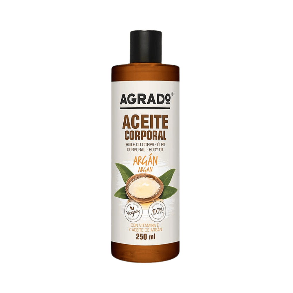 Agrado - Aceite Corporal de Argán - 250 ml - Inzi Cosmeticos