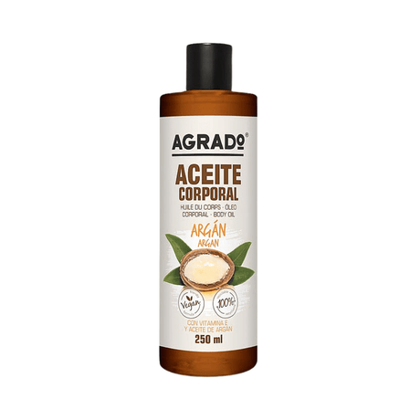 Agrado - Aceite Corporal de Argán - 250 ml - Inzi Cosmeticos