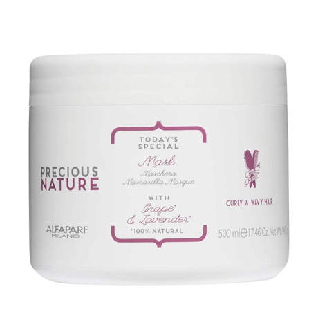 Alfaparf - Precious Nature - Curly & Wavy Hair Mask - Mascarilla Para Cabello Rizado Y Ondulado - Inzi Cosmeticos