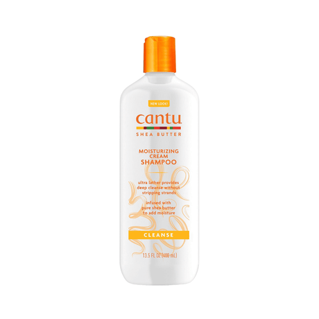 Cantu - Shea Butter - Champú en Crema Hidratante - Moisturizing Cream Shampoo - 400 Ml - Inzi Cosmeticos