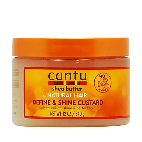 Cantu - Shea Butter - Natural Hair Define and Shine Custard Gel - Fijador De Rizos - 340 G - Inzi Cosmeticos