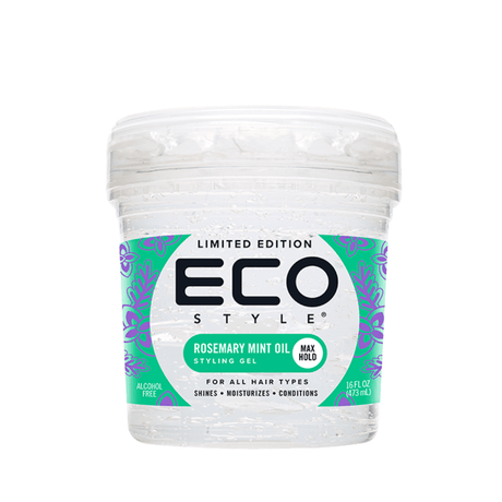Eco Style - Rose Mary Mint Oil - Styling Gel - 473 Ml - Inzi Cosmeticos