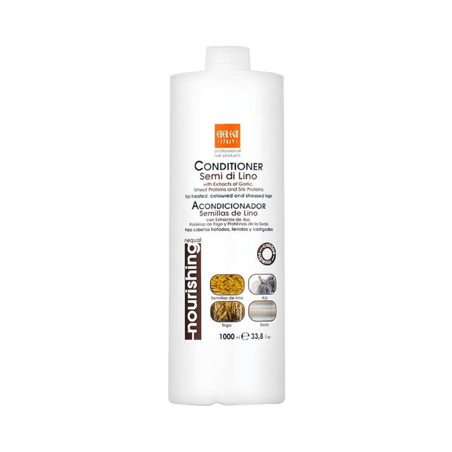Ever Ego - Nourishing Semillas De Lino Acondicionador - Hidratantes Y Nutritivos - 1000 Ml - Inzi Cosmeticos