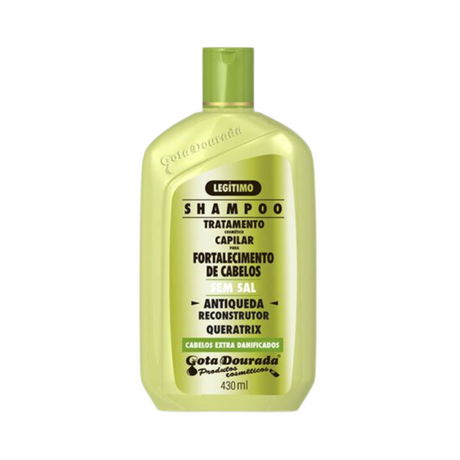 Gota Dourada - Champú Fortalecedor Anticaída Queratrix 430 ml - Inzi Cosmeticos