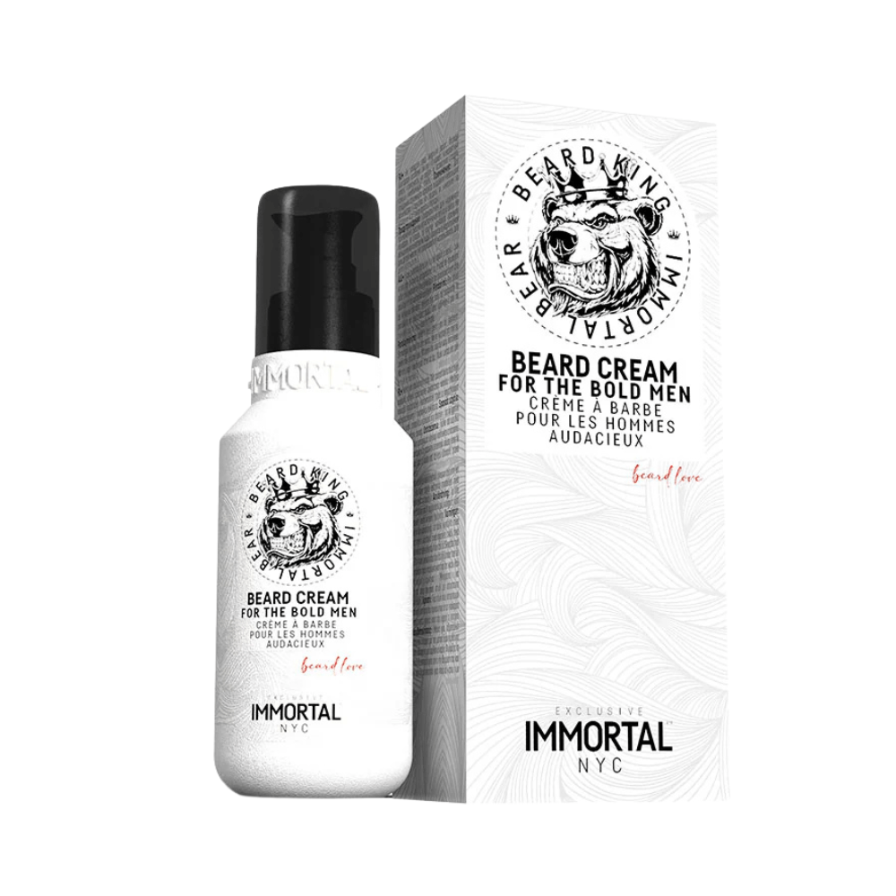 Immortal - Beard King Beard Cream - 100 Ml - Inzi Cosmeticos