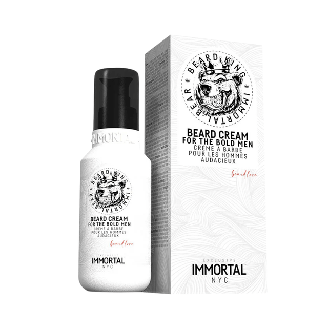 Immortal - Beard King Beard Cream - 100 Ml - Inzi Cosmeticos