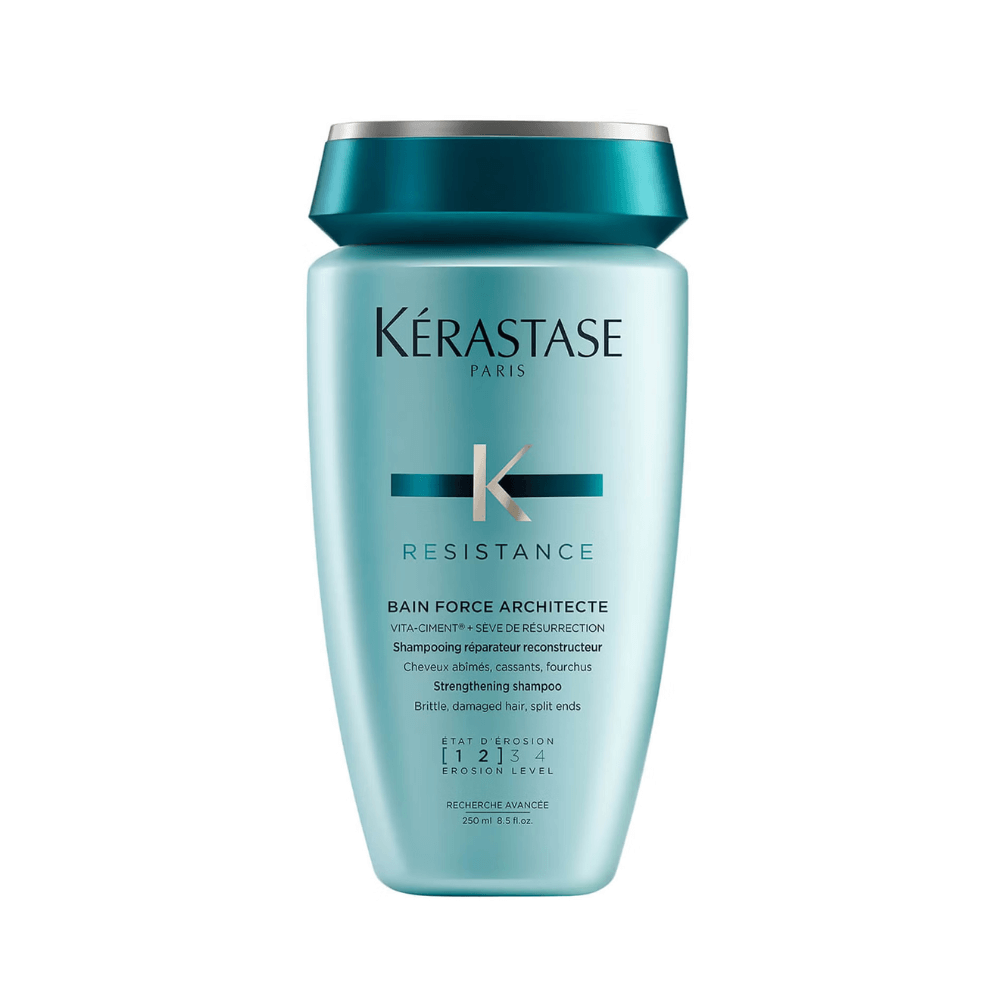 Kérastase - Resistance Bain Force Architecte - Champú Antirrotura y Brillo - 250 Ml - Inzi Cosmeticos