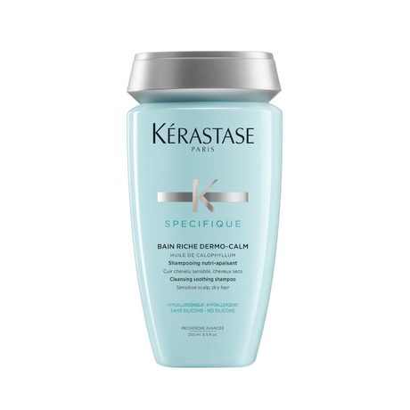 Kérastase - Specifique Bain Riche Dermo-Calm - Champú Hidratante - Cuero Cabelludo Sensible - 250 Ml - Inzi Cosmeticos