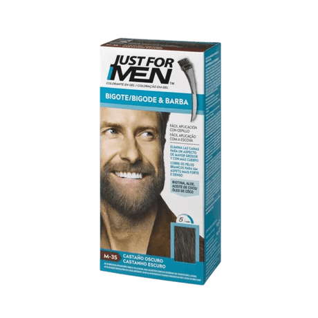 Just for Men - Colorante en Gel para Barba y Bigote - Inzi Cosmeticos