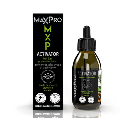 MAXPRO Activator – Loción Preventiva Anticaída con Romero, Aloe Vera y Canela (125 ml) - Inzi Cosmeticos