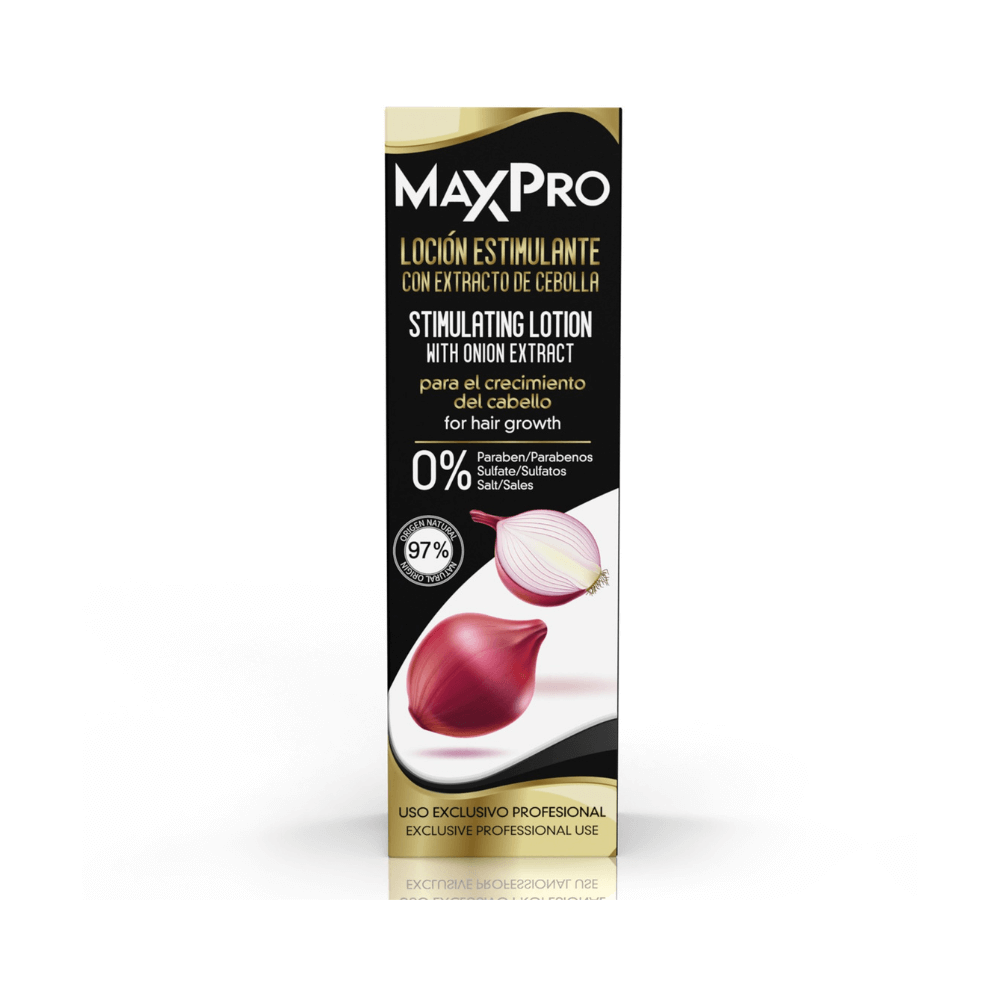 MAXPRO Gotero Estimulante con Extracto de Cebolla – 125 ml - Inzi Cosmeticos