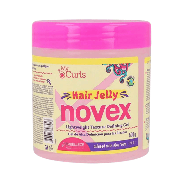Novex - My Curls - Hair Jelly Lightweight Texture Defining Gel - 500g - Inzi Cosmeticos