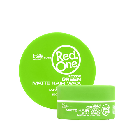 Red One - Green - Matte Hair Wax Full Force - 150ml - Inzi Cosmeticos
