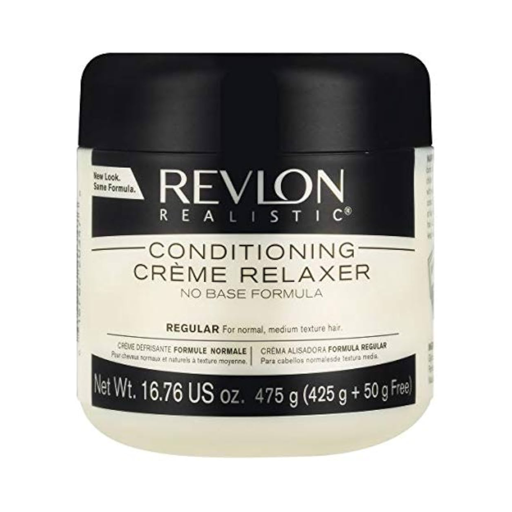 Revlon Realistic - Alisador - Conditioning Creme Relaxer - Regular - 475g - Inzi Cosmeticos