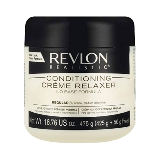 Revlon Realistic - Alisador - Conditioning Creme Relaxer - Regular - 475g - Inzi Cosmeticos