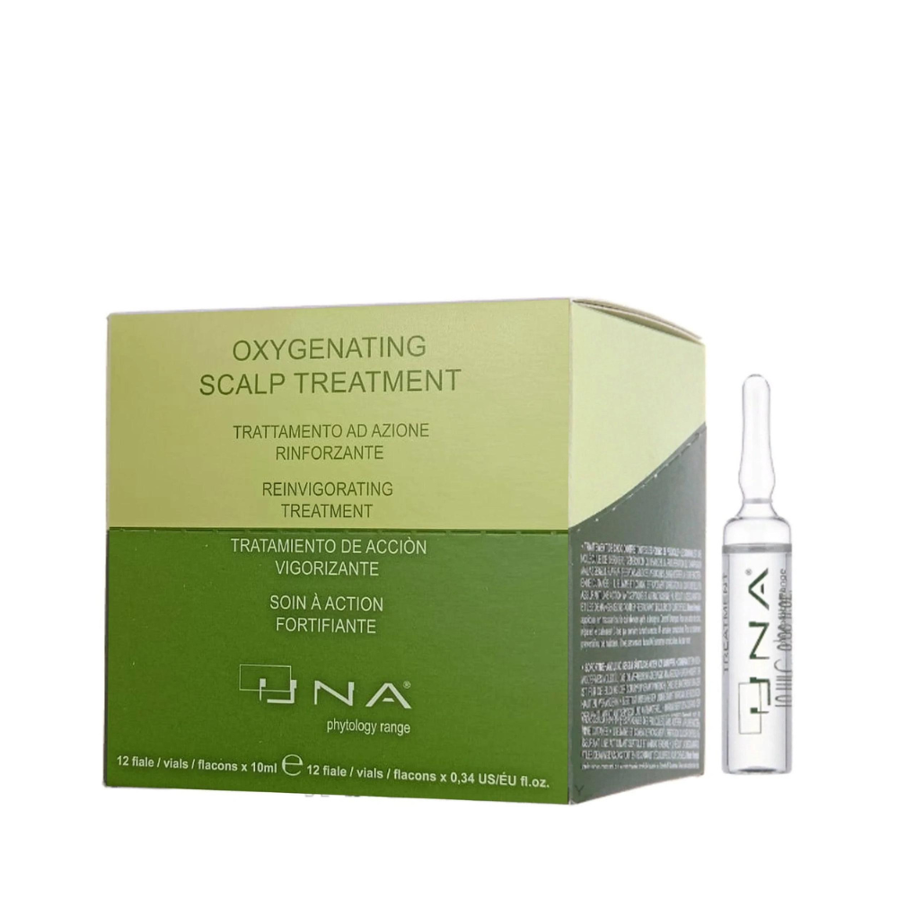 Rolland UNA - Oxygenating Scalp Treatment - 12 Ampolla - Inzi Cosmeticos