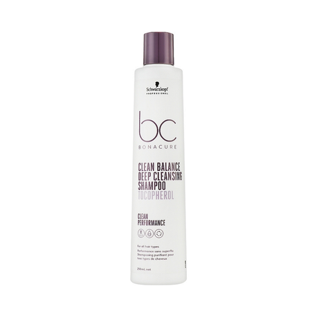 Schwarzkopf - BC Clean Balance Deep Cleansing Champú - 250 Ml - Inzi Cosmeticos