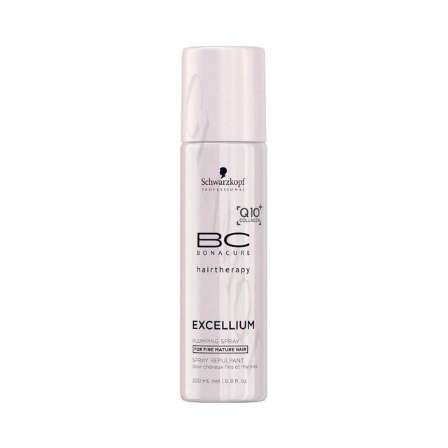 Schwarzkopf - BC Excellium Plumping Spray Sin Aclarado Cabello Fino y Maduro - 200 Ml - Inzi Cosmeticos