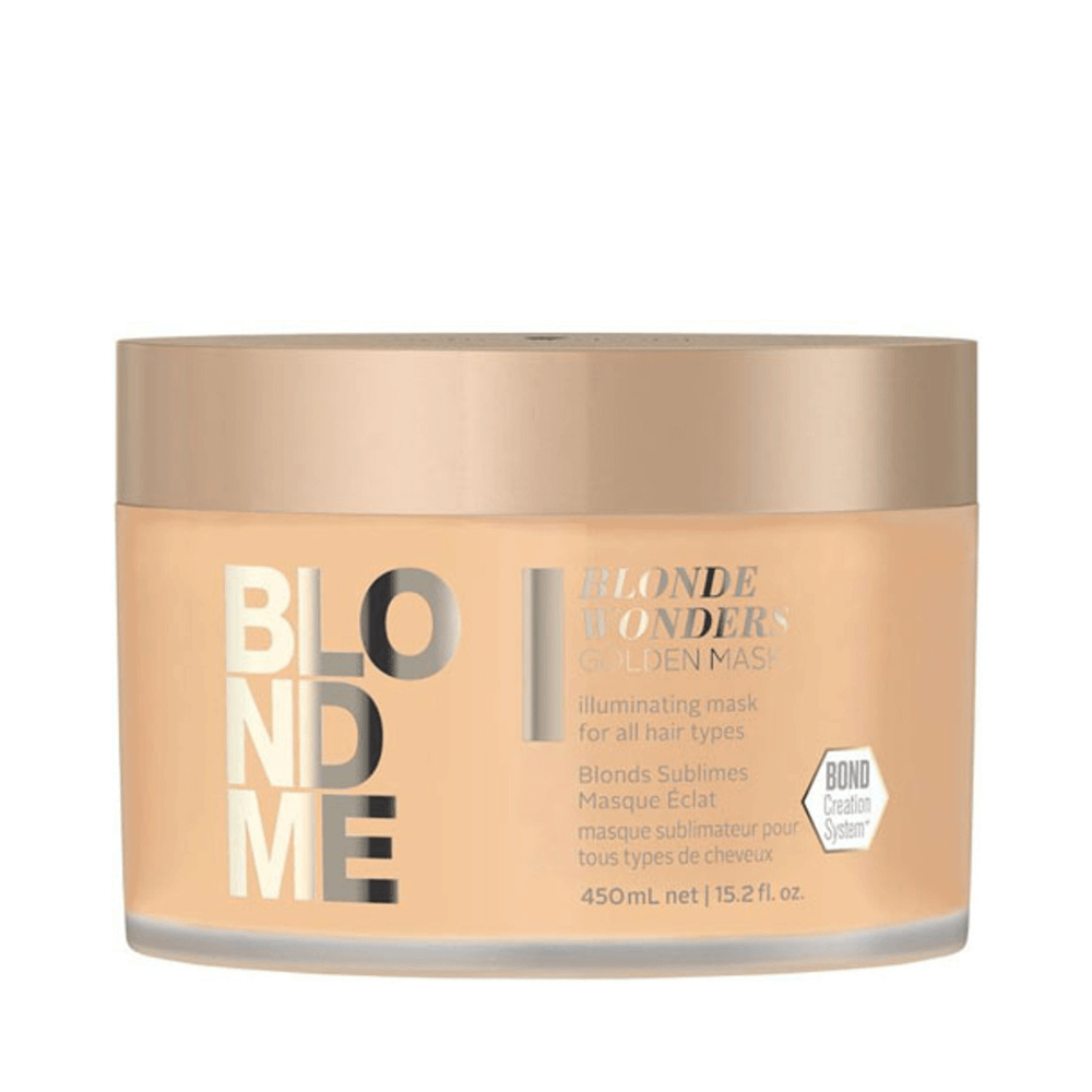 Schwarzkopf - Blondme Blonde Wonders Golden Mask - Mascarilla Brillo - 450 Ml - Inzi Cosmeticos
