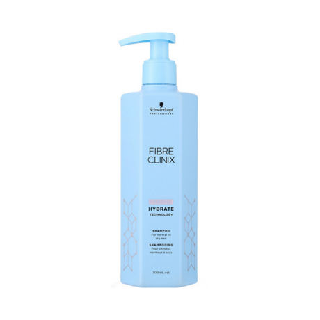 Schwarzkopf - Fibre Clinix Champú Hidratante - 300 Ml - Inzi Cosmeticos