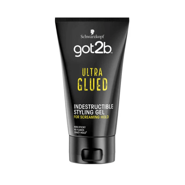 Schwarzkopf Got2b - Ultra Glued Invincible Styling Gel - 150 MI - Inzi Cosmeticos