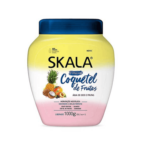 Skala - Crema Acondicionadora Cóctel De Frutas - Cabello Seco Y Sin Brillo - 1000g - Inzi Cosmeticos