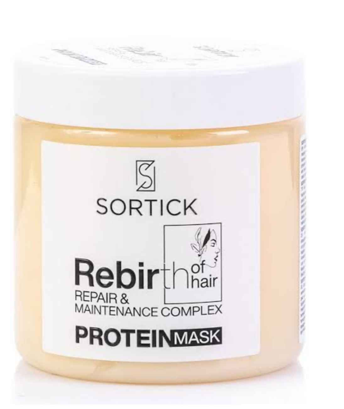 SORTICK Rebirth Series Sulphate & Paraben free, Anti Frizz Moisturiser for Curly, Straight, Dry Damaged and Frizzy Hair - Protein Mask 250 ml