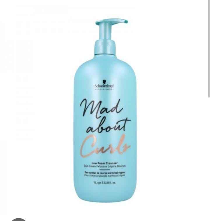 Schwarzkopf - Mad About Curls Low Foam Cleanser - 1000 ml