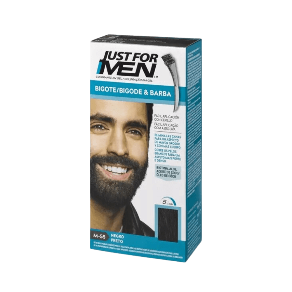 Just for Men - Colorante en Gel para Barba y Bigote - Inzi Cosmeticos